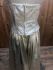 90s BariJay Golden Corset Gown     W28