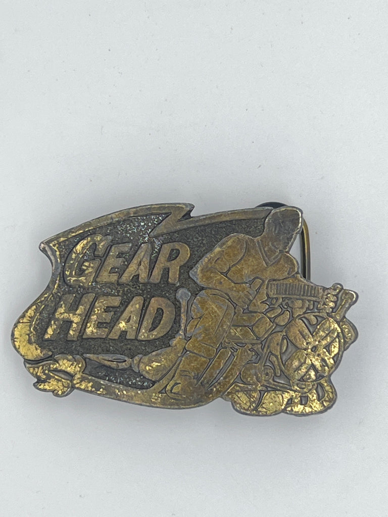 1979 Great American "Gear Head" Belt Buckle