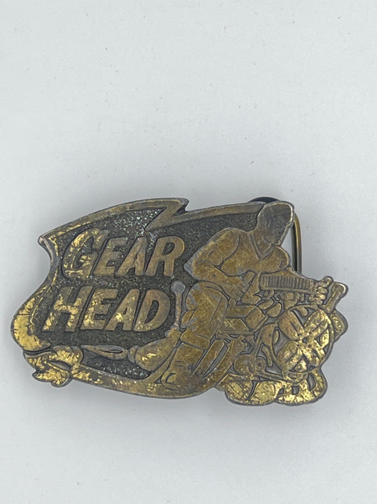 1979 Great American "Gear Head" Belt Buckle