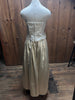 90s BariJay Golden Corset Gown     W28