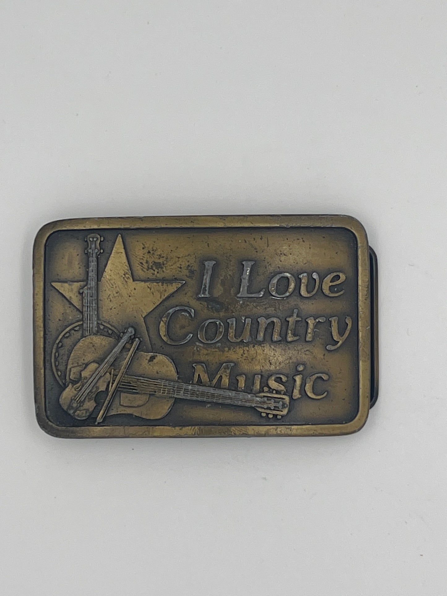 80s I Love Country Music Buckle