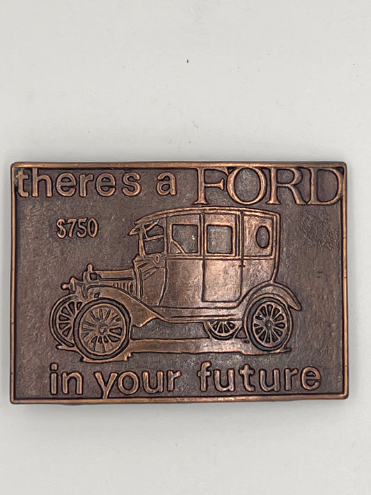80s Ford in Your Future Buckle