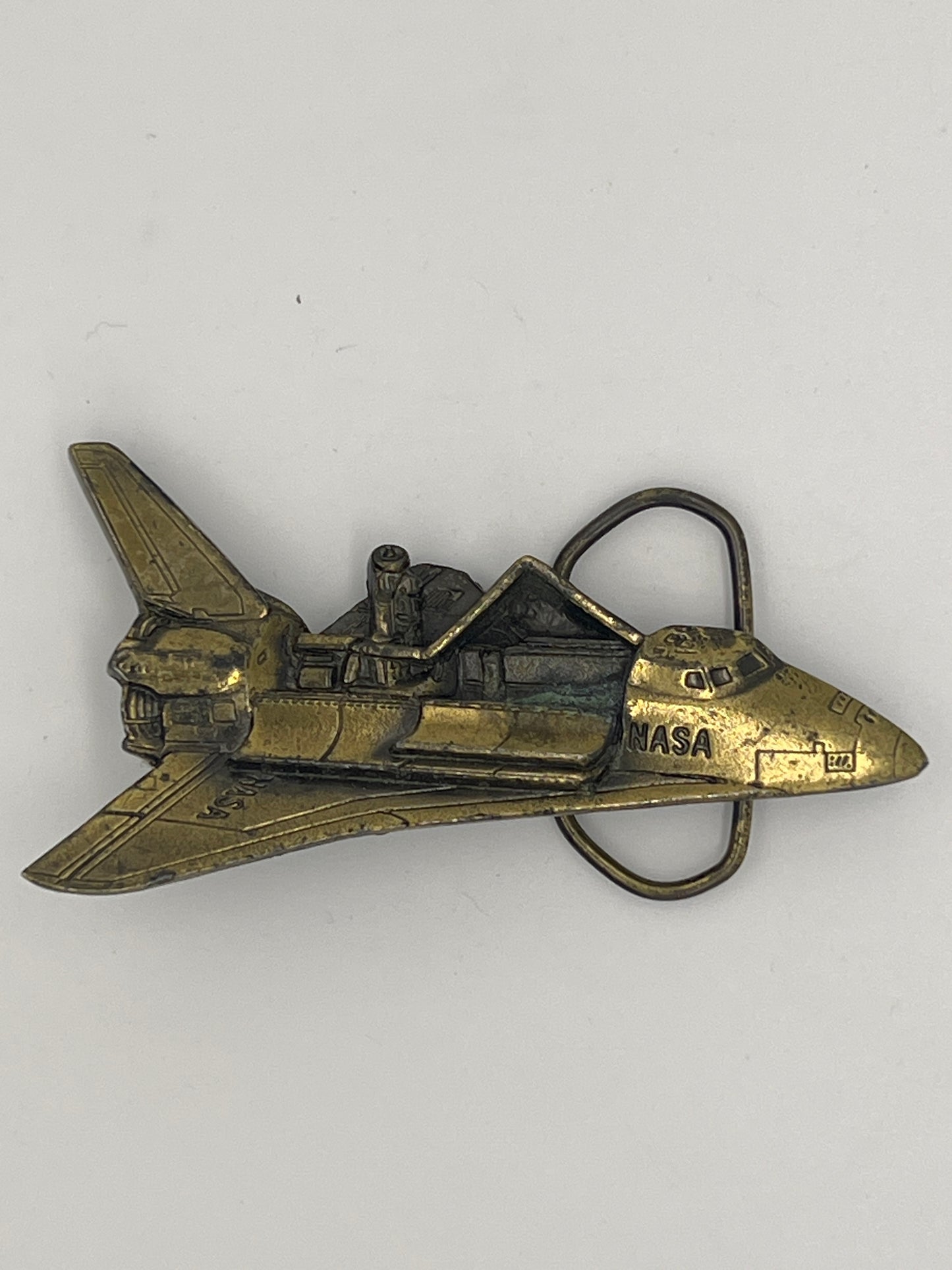 1979 NASA 3-D Shuttle Buckle
