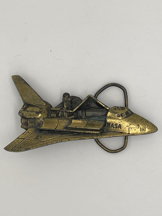 1979 NASA 3-D Shuttle Buckle