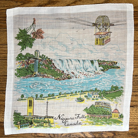 Niagara Falls Souvenir Handkerchief