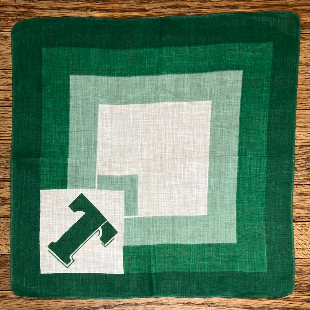 Ombré Green T Handkerchief