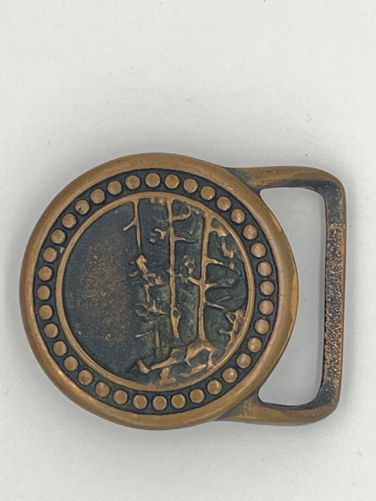 1974 Clingmans Dome Brass Buckle