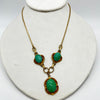 70s 1/20 12Kgf & Triple Amazonite Necklace