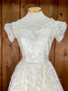 1955 Harzfeld’s Fit & Flare Bridal Dress    w26