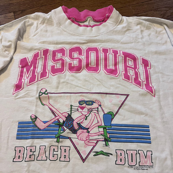 1990 Pink Panther MO Crop Tee      L