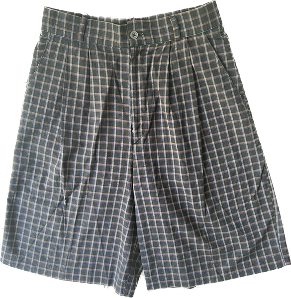 80s StringBean Plaid Shorts        W29”