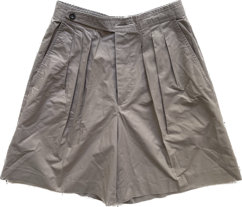 90s KENYA Khaki Cotton Safari Shorts      W27