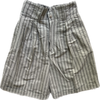 1989 New Avenue Khaki Pinstripe Board Shorts     W28”