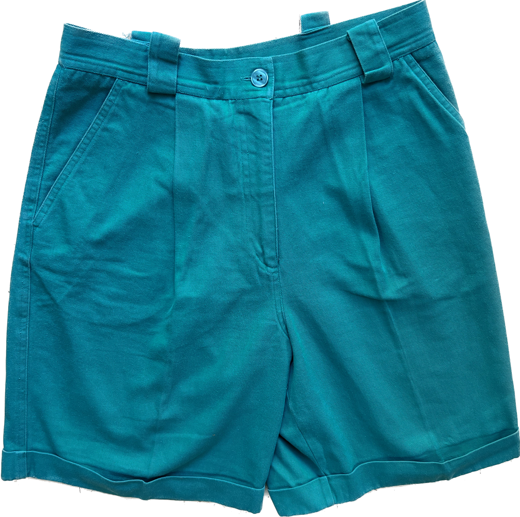 90s Sportables Teal Board Shorts     W31