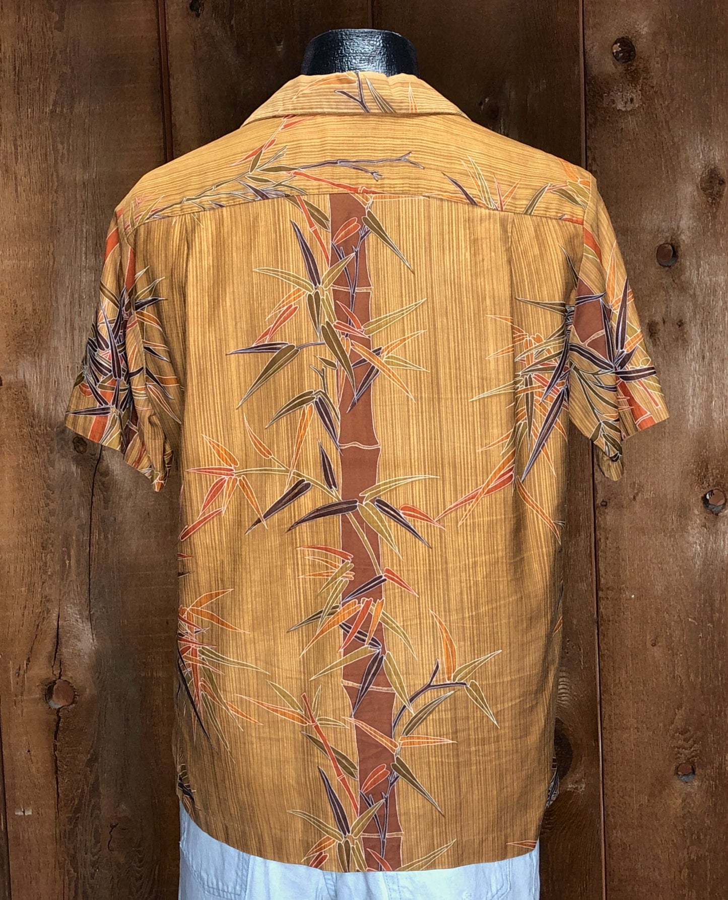 70s Malihini Bamboo Shirt        L