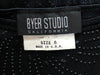 90s Byer Studio Black Sheath Maxi Dress    S/M