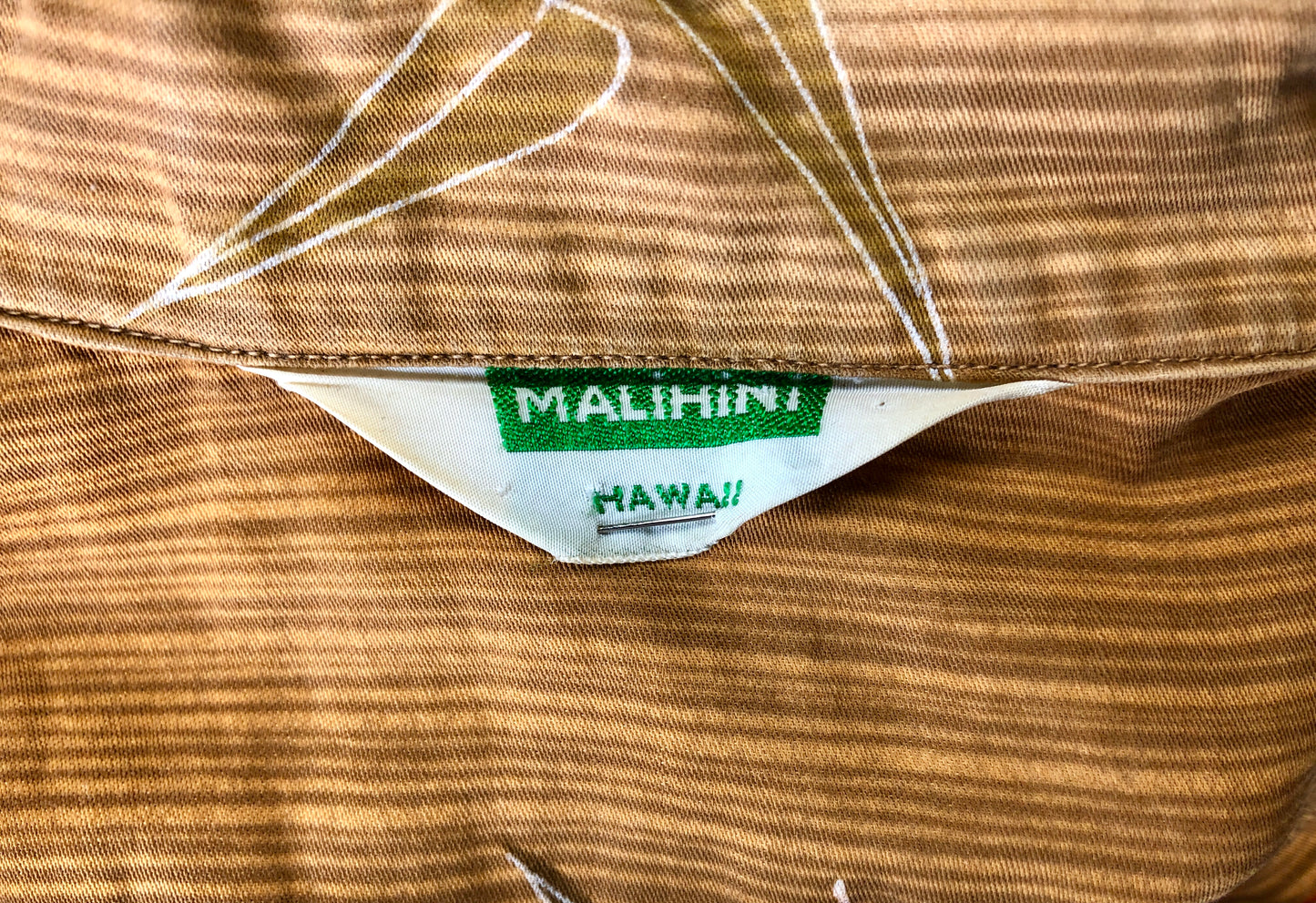 70s Malihini Bamboo Shirt        L