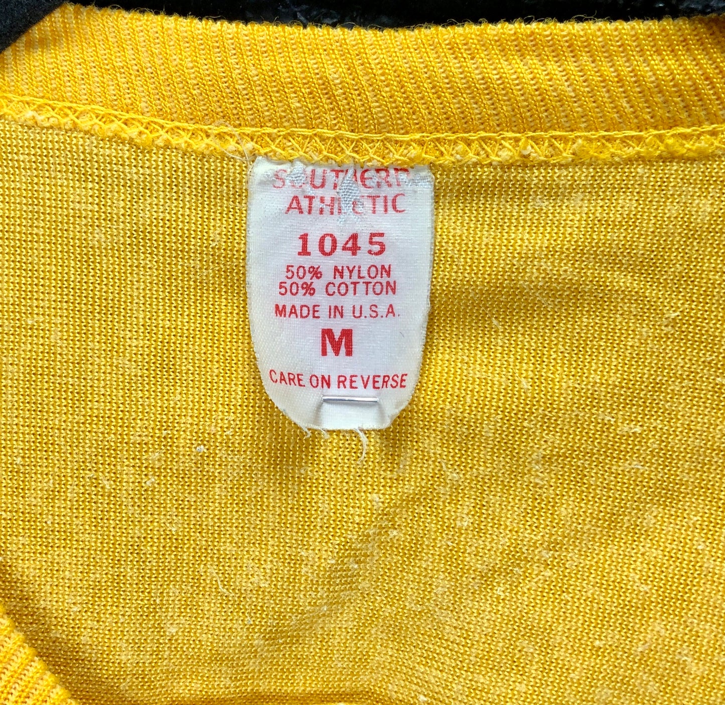 70s Southern Athletic Yellow Jersey      M