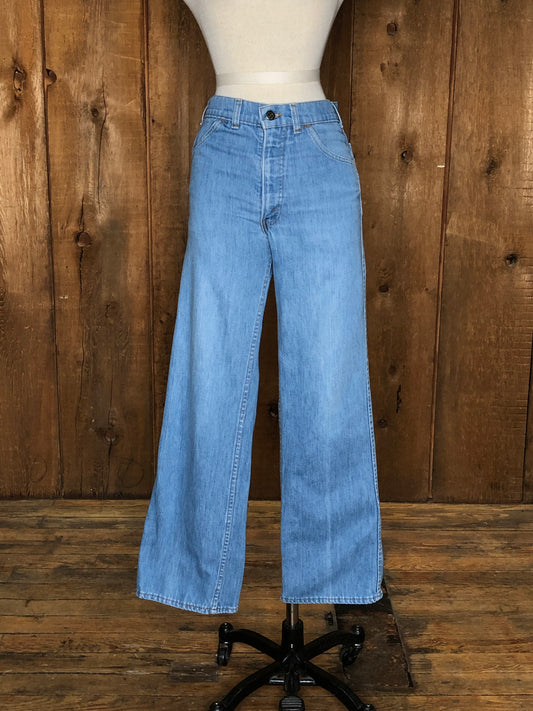 70s Levi Orng Tab Jean &  Cord Flares      w30