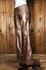 90s Bronze Leather Pants    NWT      w31