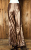 90s Bronze Leather Pants    NWT      w31