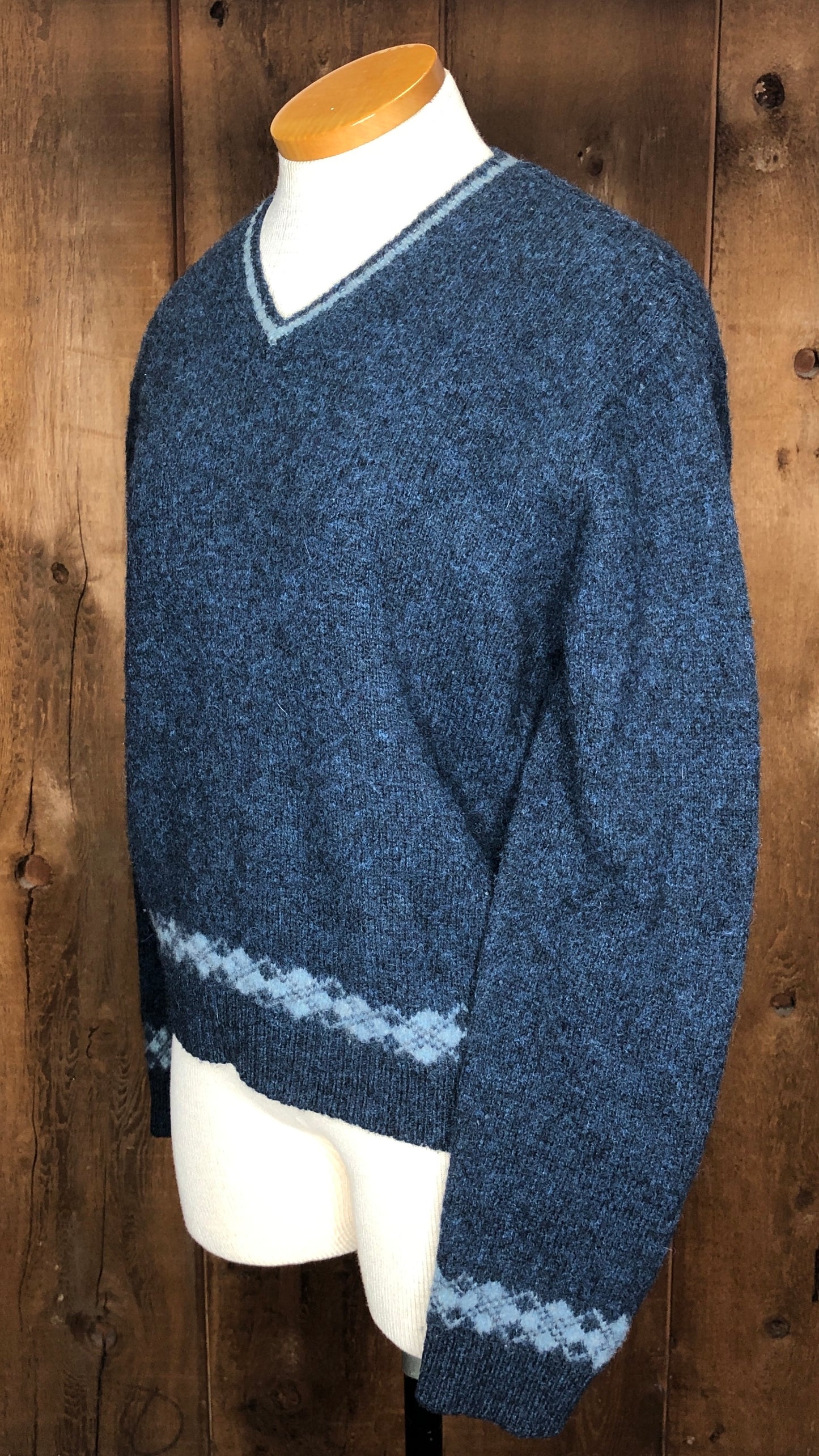 90s Abercrombie Navy Wool Sweater     L