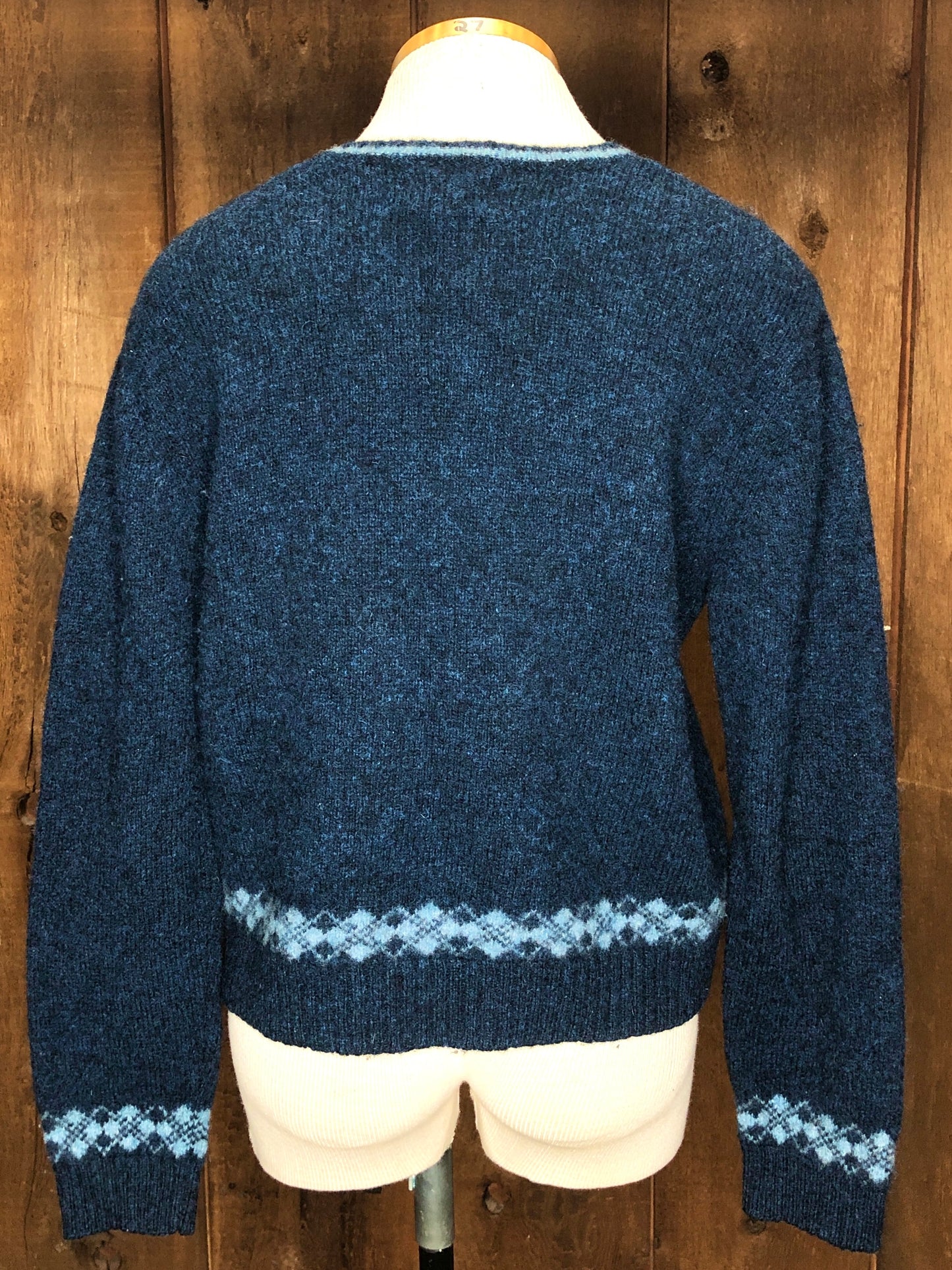 90s Abercrombie Navy Wool Sweater     L