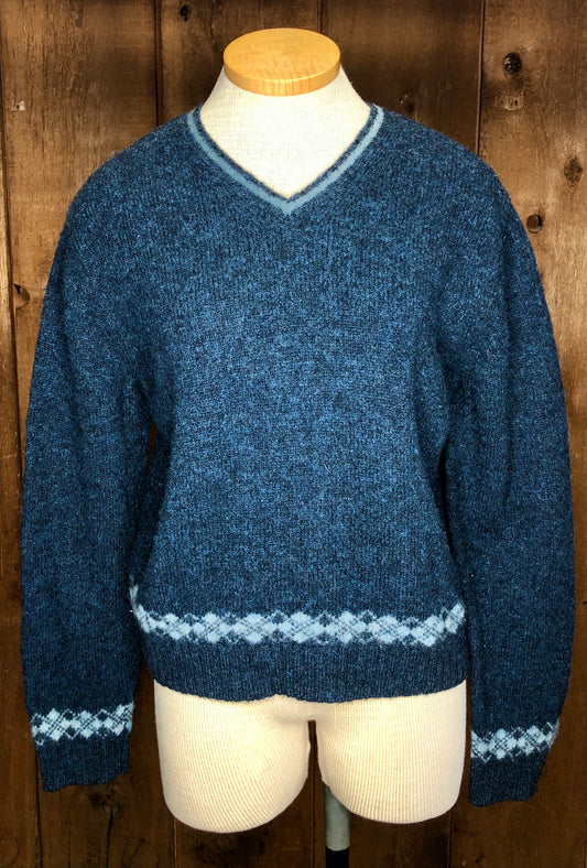 90s Abercrombie Navy Wool Sweater     L