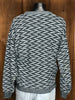80s Graphix Blk/Wht Zags Sweater      L