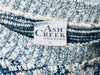 90s Ash Creek Cotton Blue/Grn Sweater    L