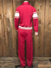 80s Puma Rd/Wht/Tan Track Suit     S