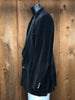 80s Egon VonFurstenberg Black Velvet Blazer    L