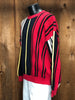 80s New River Primary Stripe Sweater     L