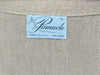 70s Pinnacle Tan Grandpa Cardigan      L