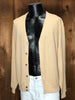 70s Pinnacle Tan Grandpa Cardigan      L