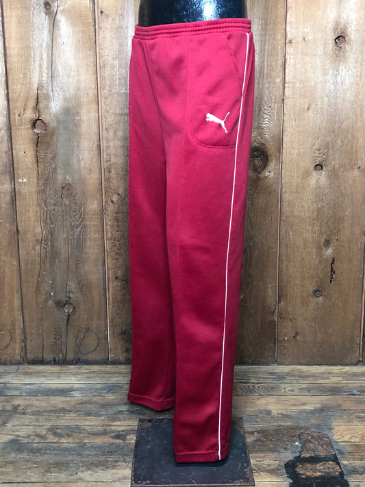 80s Puma Red Track Pants      L
