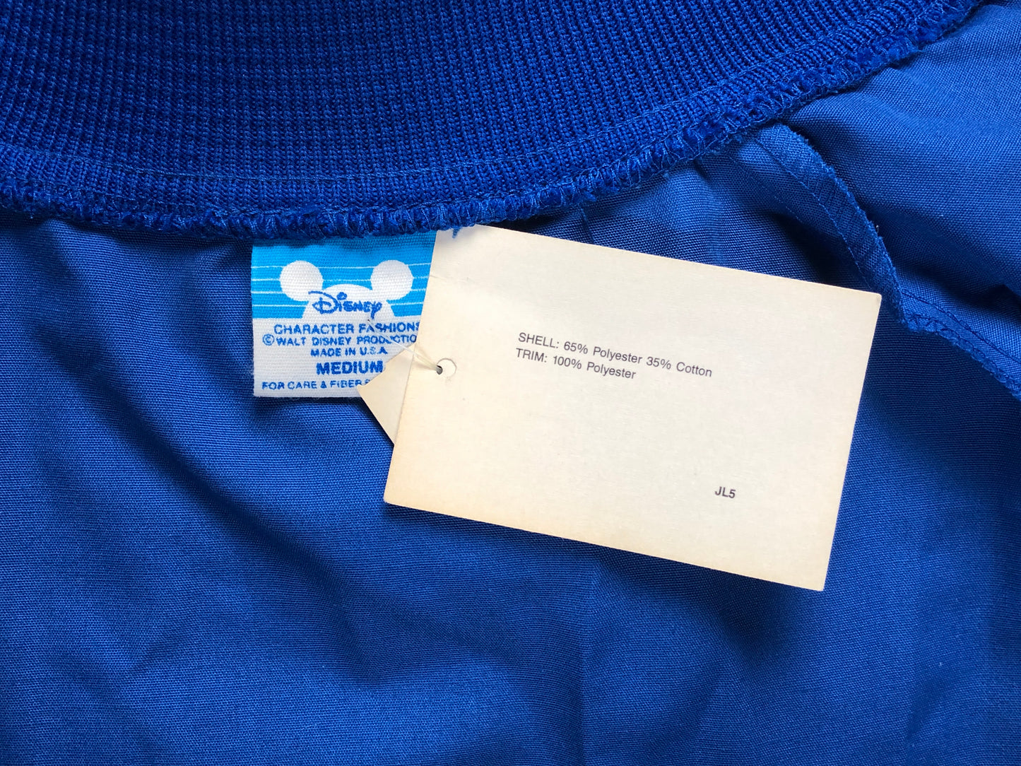 1986 NOS Disney Blue Jacket      M