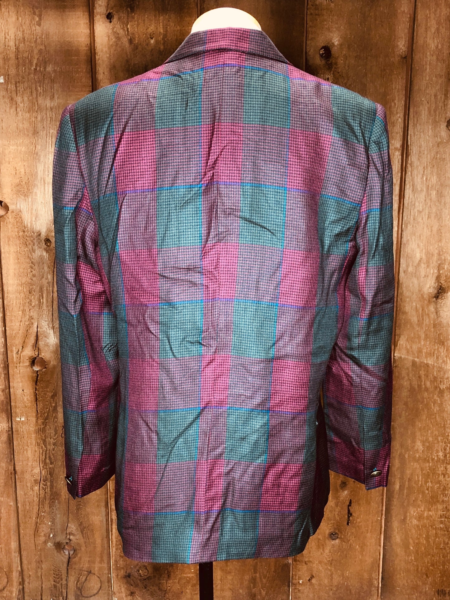 90s Autograph Rd/Grn Blazer.    L