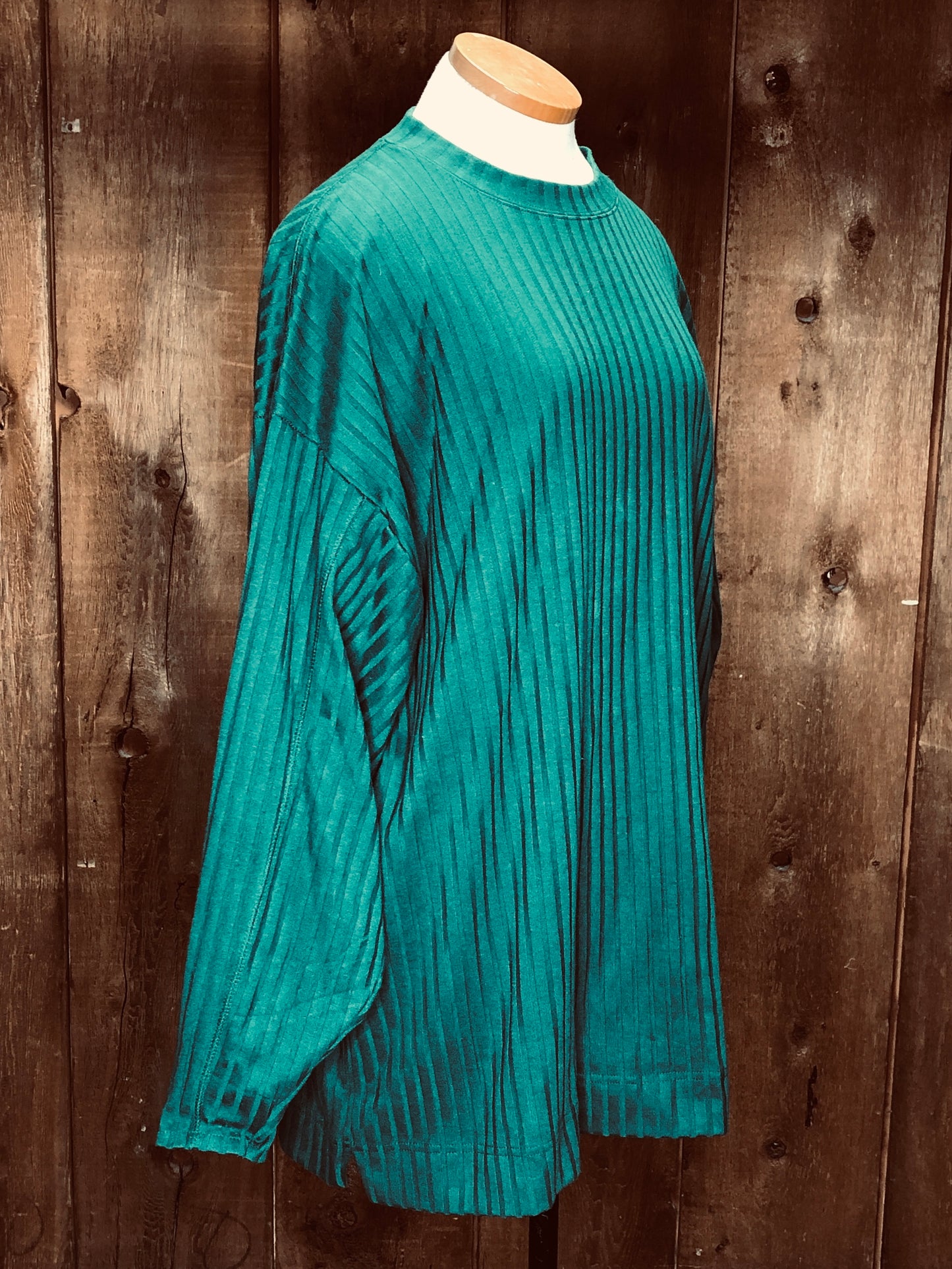 90s Express Tricot Grn Tunic Top     L