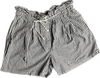 80s Mixed Blues Gray Striped Shorts  w28-30