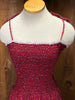 70s Eber Red Calico Sundress     S
