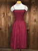 70s Eber Red Calico Sundress     S