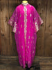 60s Pink & Gold Metallic Kaftan     M