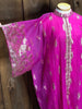 60s Pink & Gold Metallic Kaftan     M