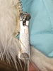 70s JCP Teal/White Furry Coat   M/L