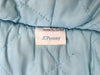 70s JCP Teal/White Furry Coat   M/L
