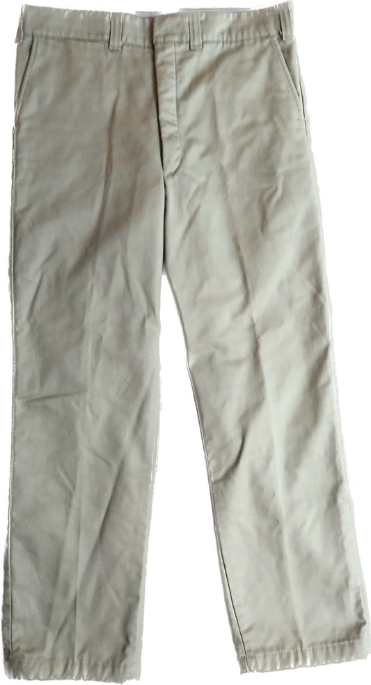 80s Flannel Lined Khaki Work Pants NWOT    W36
