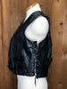 90s Navarre Fringe Leather  Vest     XL