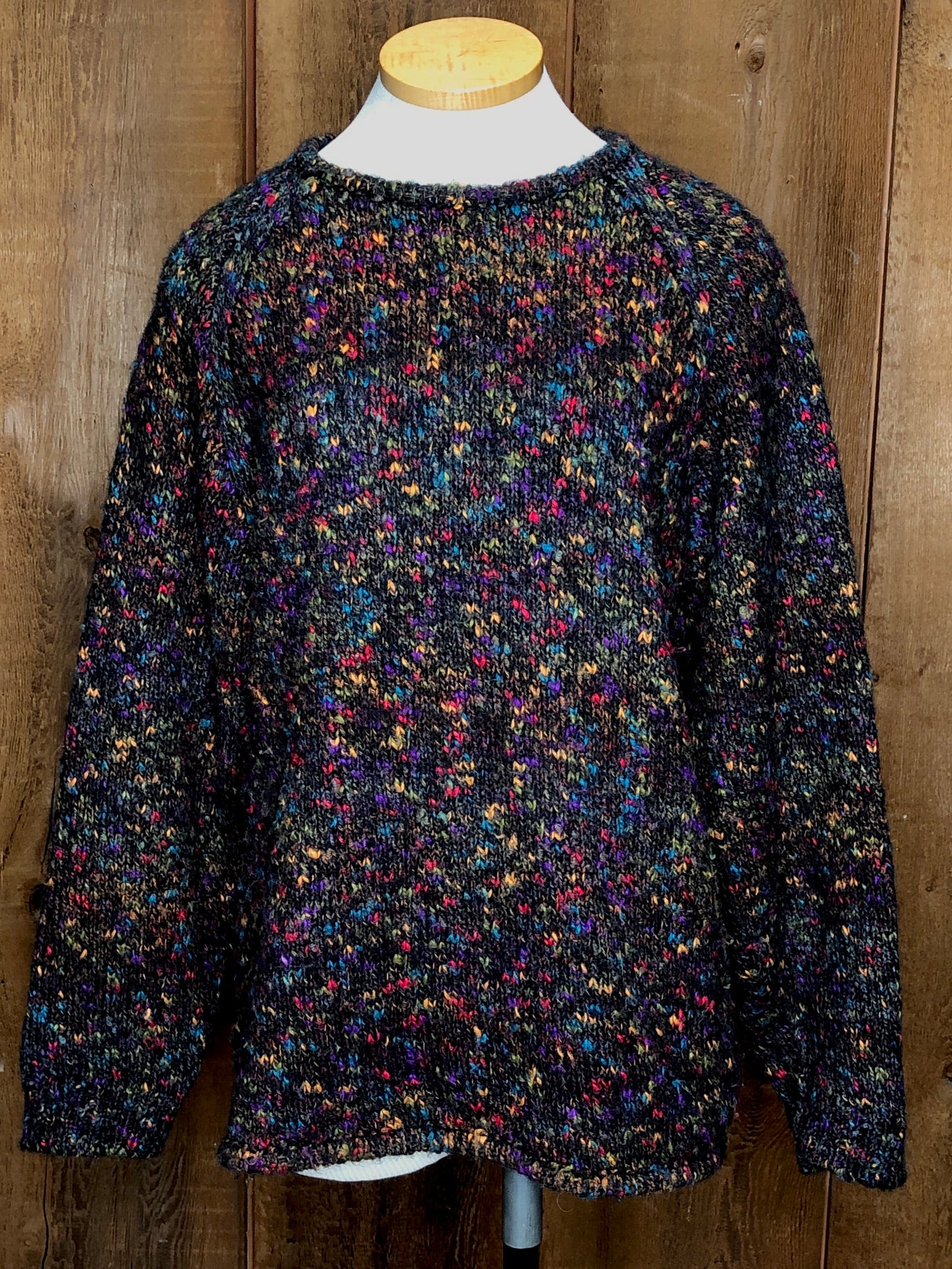 80s Union Bay Color Speck Sweater   L
