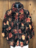 90s Awesome Wear Leaves Fuzzy Jacket     XL